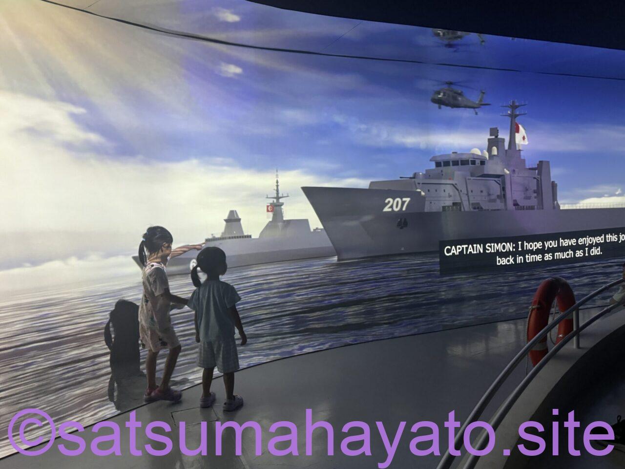 【施設見学】日本人学校のバスでシンガポール海軍博物館&チャンギビレッジのバスツアー.海上自衛隊&ミリタリーファン必須 IMG 4159