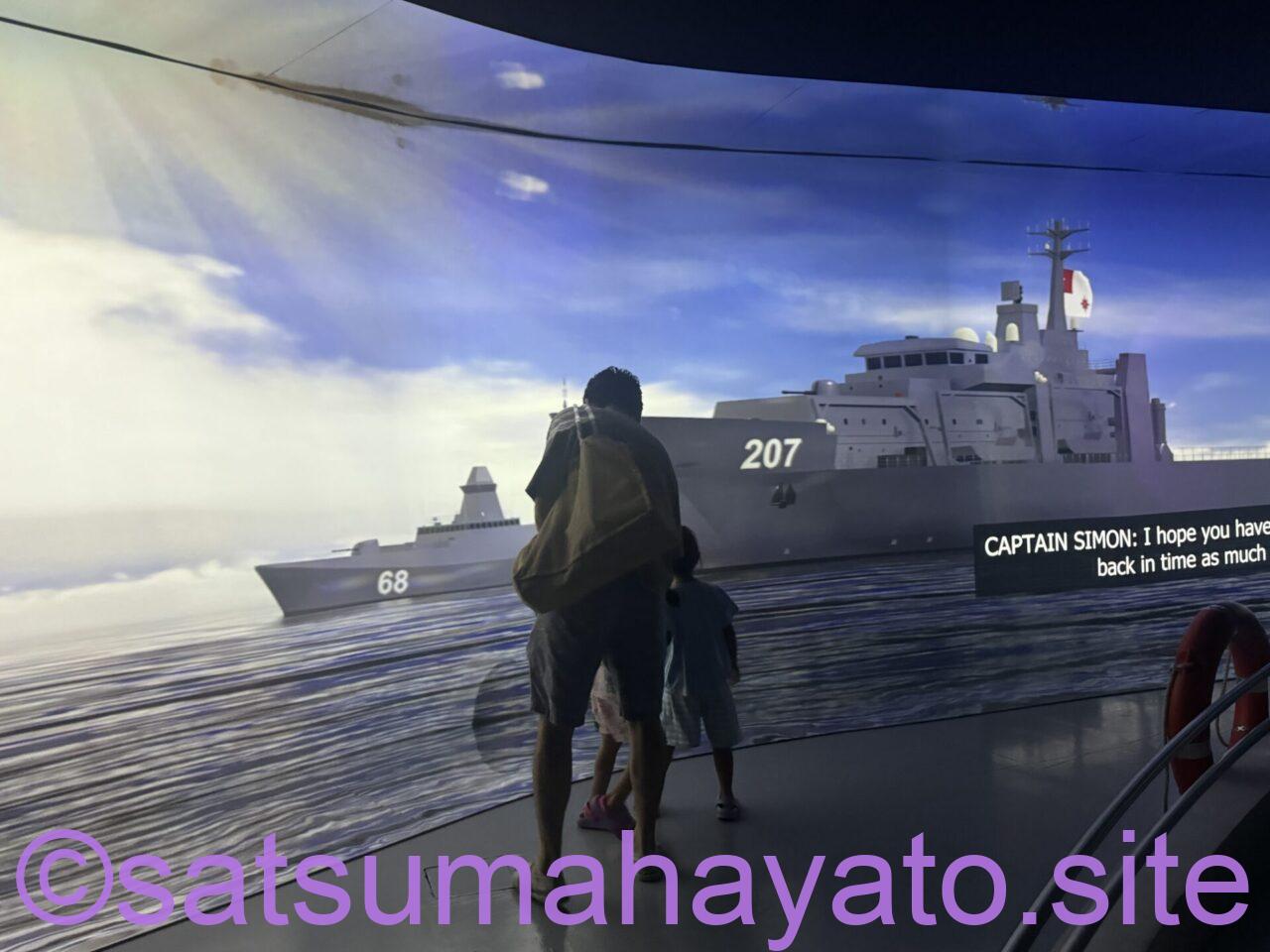 【施設見学】日本人学校のバスでシンガポール海軍博物館&チャンギビレッジのバスツアー.海上自衛隊&ミリタリーファン必須 IMG 4160