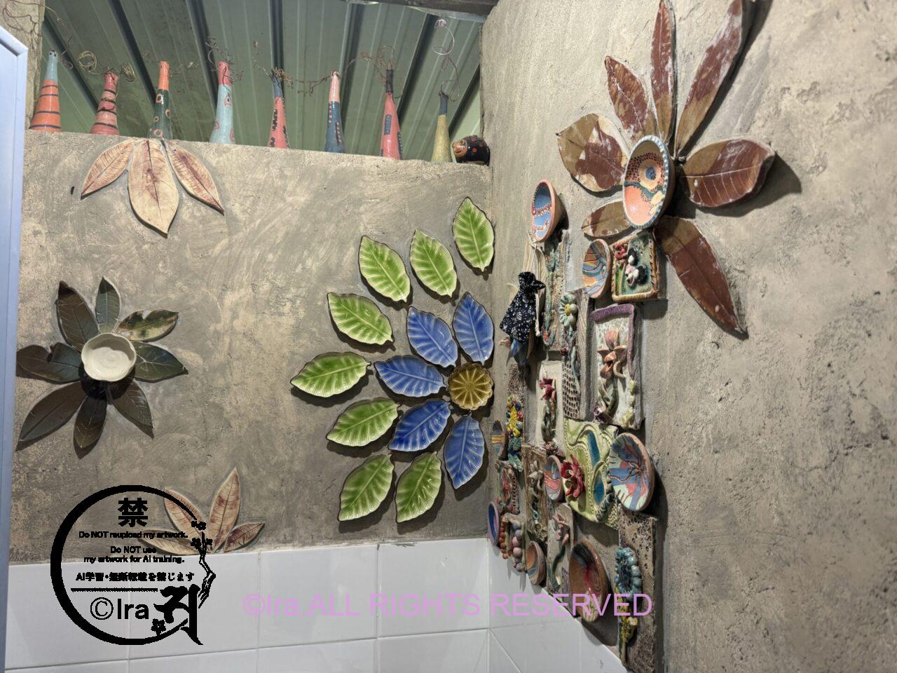 プラナカン陶器最安値販売の工房Thow Kwang Pottery Jungle IMG 0225
