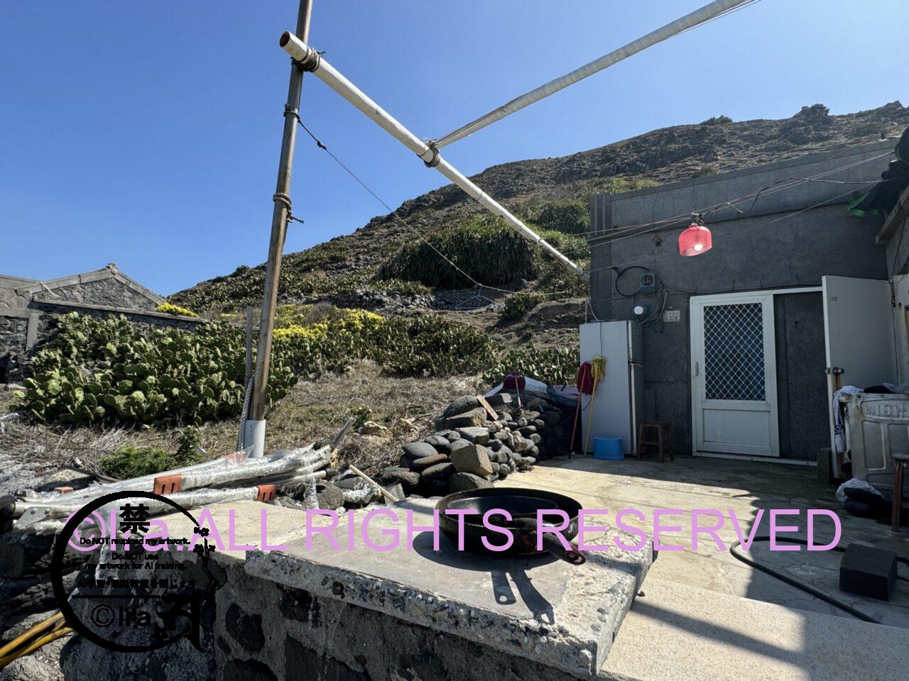 澎湖諸島のマチュピチュ東嶼坪.日本軍が駐屯の島.台湾有事前に行く。まはらじま漫画取材。 IMG 4490