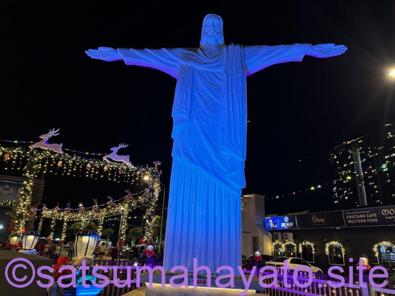 マラッカ観光:ポルトガル風クリスマスイルミネーション IMG 7092