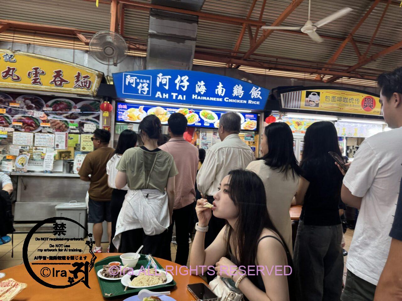 シンガポールの定番観光地:ホーカーズの人気店一覧&仏牙寺龍華院・博物館 &ニョニャ料理店(ブルージンジャー) IMG 9455