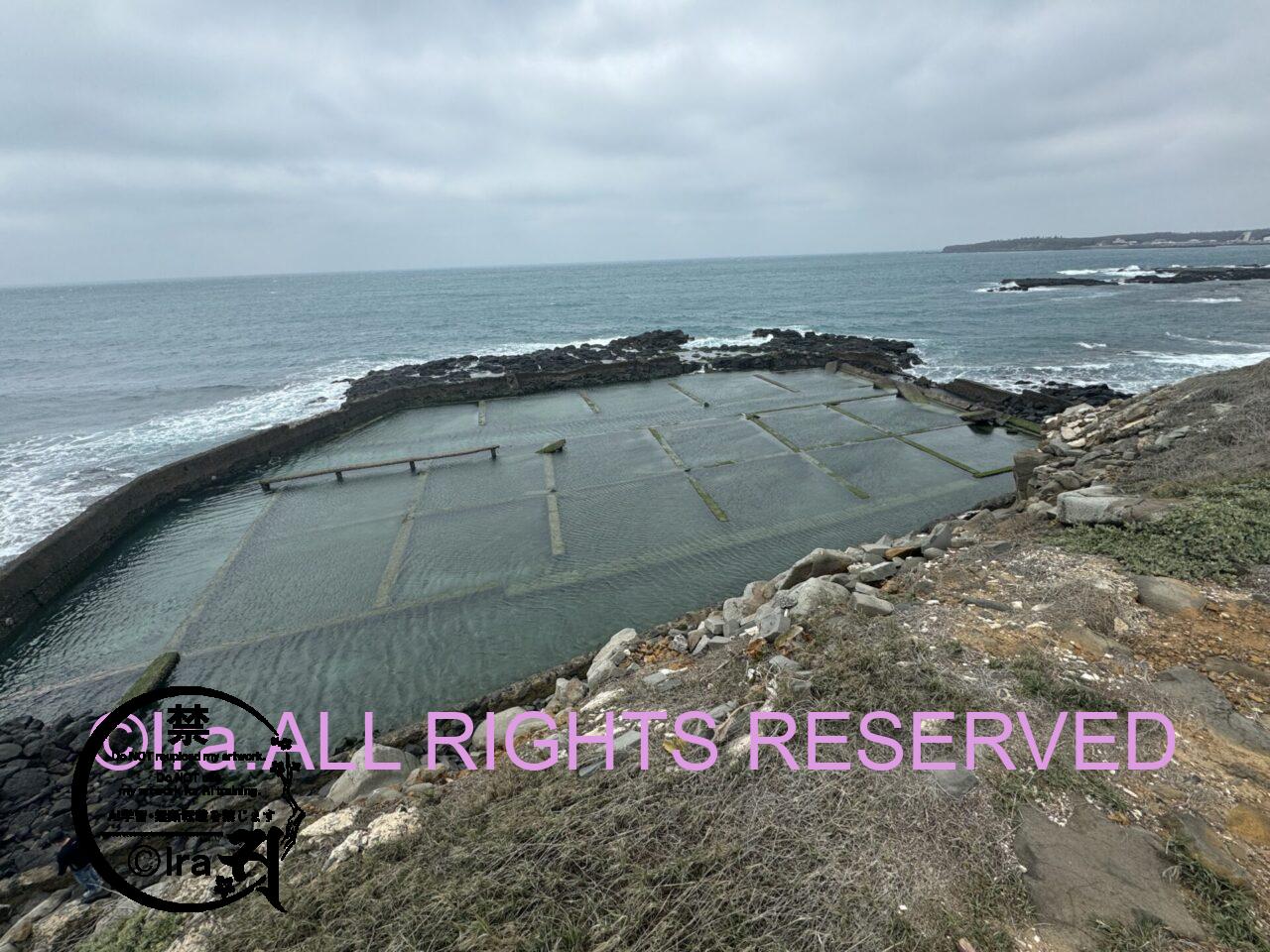 干潮と満潮を活用した漁法。in 台湾澎湖諸島の漁翁島【まはらじま漫画取材】 IMG 7389