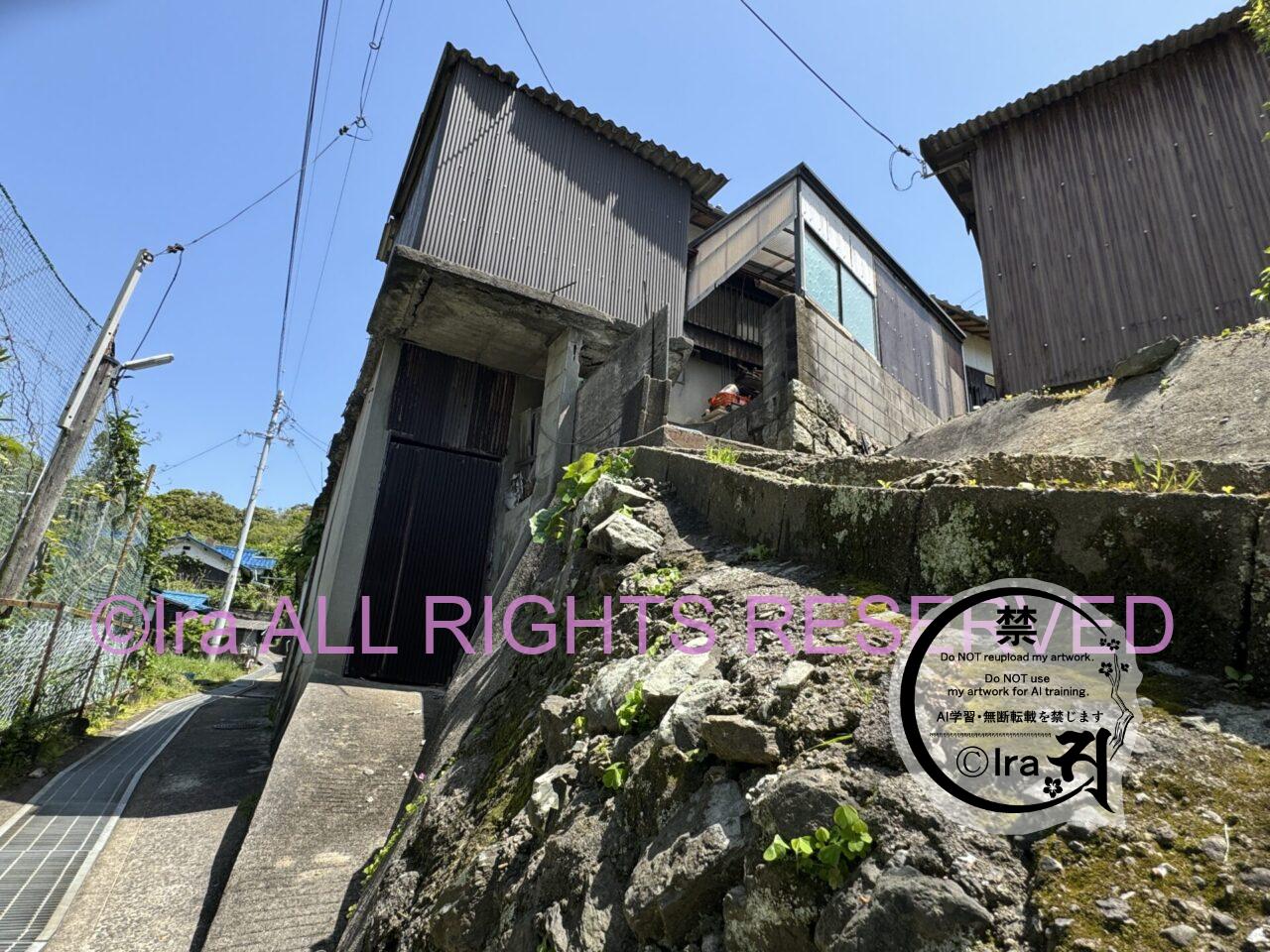 山口県の野島と茜島:船で通学する子供達(茜島シーサイドスクール)。島は瀬戸内海国立公園 IMG 5257