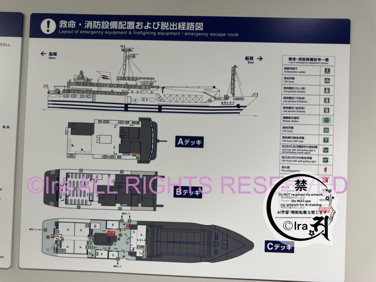 青ヶ島フェリー旅。設備・料金情報など。あおがしま丸・くろしお丸。障害者割引で半額乗船 IMG 5626