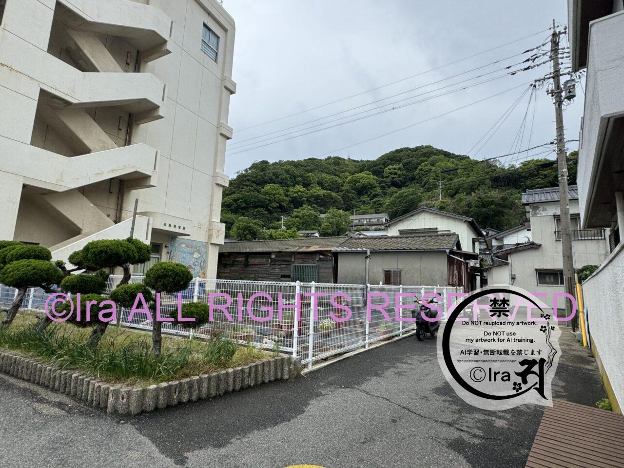 4階建の団地がいくつもあって金のある魚島.愛媛 IMG 4204