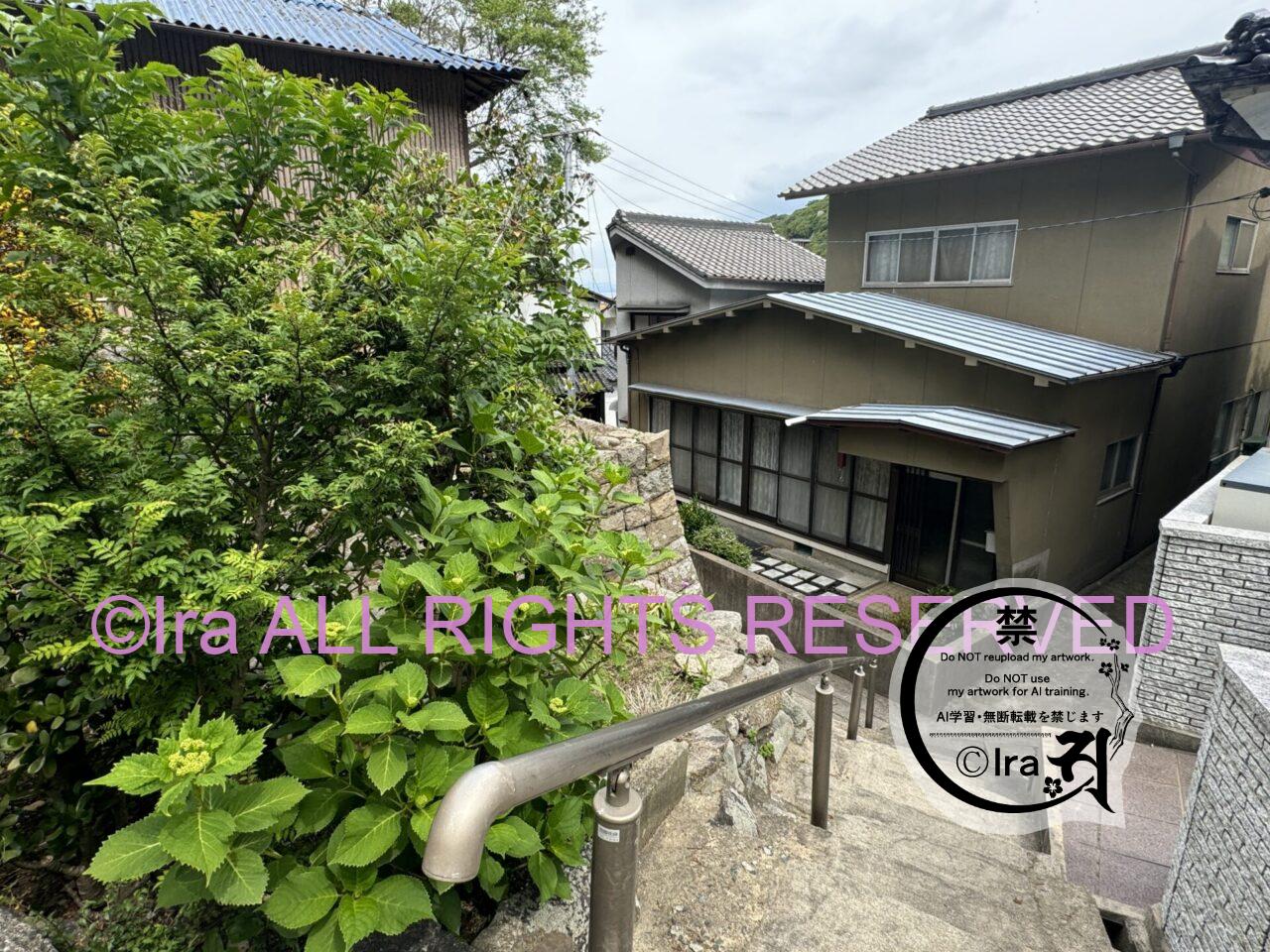 海を臨む氏神様の神社.岡山県笠岡諸島小飛島(こびしま) IMG 9269