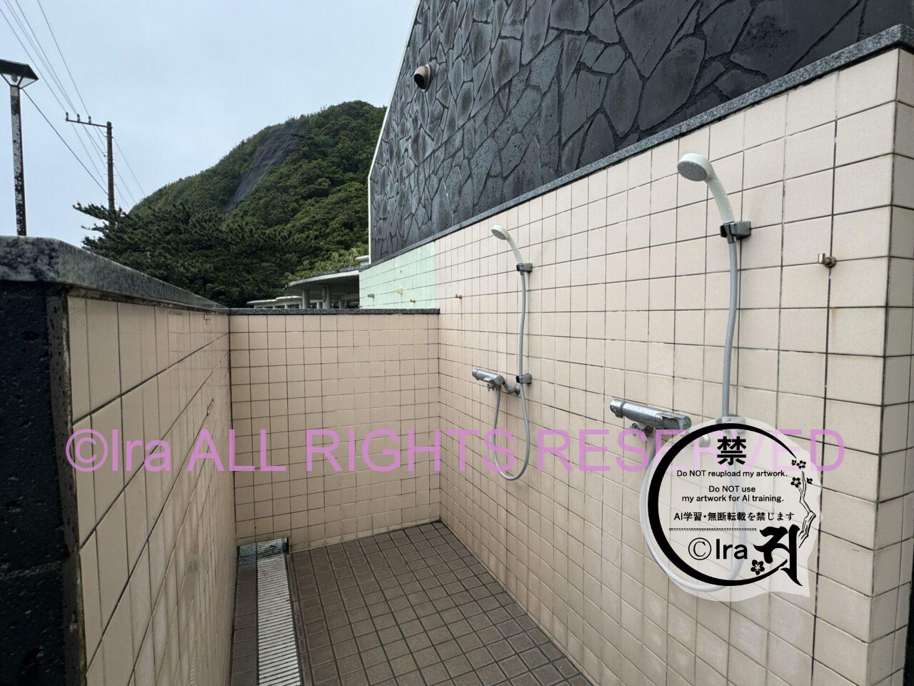 東京三宅島大久保浜キャンプ場でソロキャン.バス運行本数少ない IMG 9519