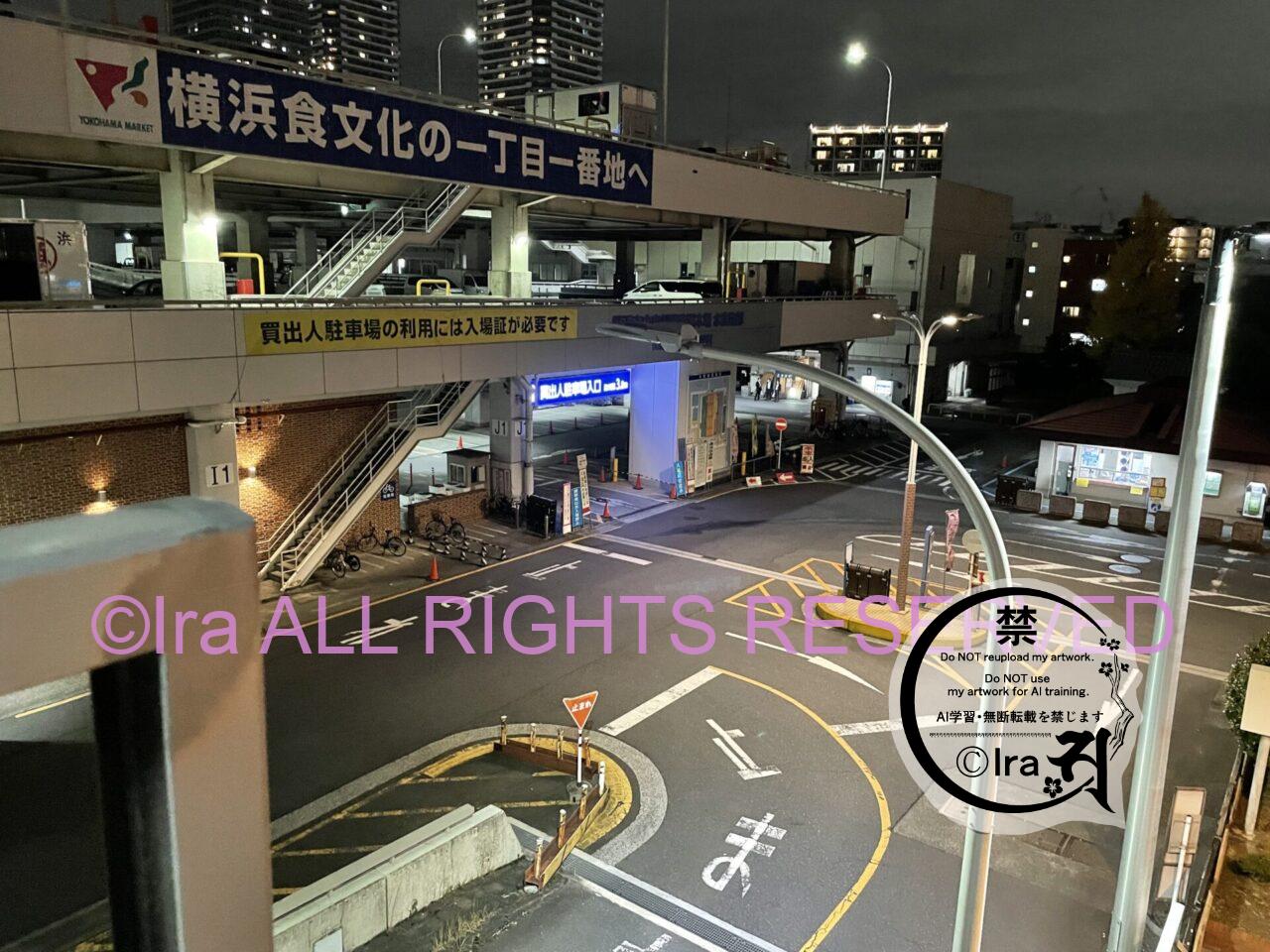 【廃墟/工場/夜景旅】夜の横浜中央卸売市場と歩道橋マニア IMG 5496