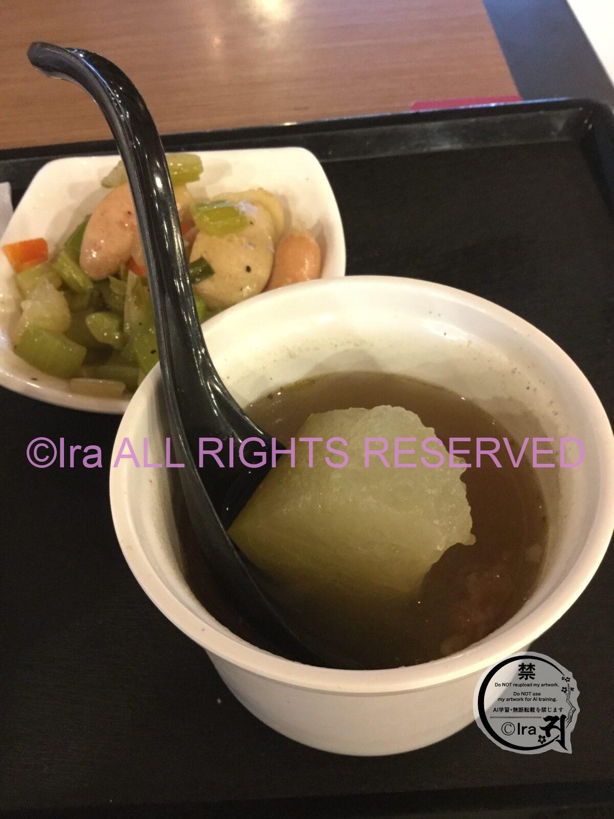 【食堂めぐり】香港大学の学食.日替わり定食を注文 IMG 1545