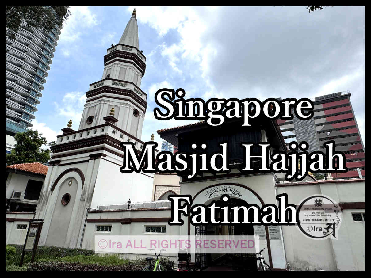 🇸🇬指定文化財ピサの斜塔.定番観光地ホーカーズそばのモスク.Masjid Hajjah Fatimah.シンガポール観光地 bce6bac28bb6d246613027e7c1c1ec45