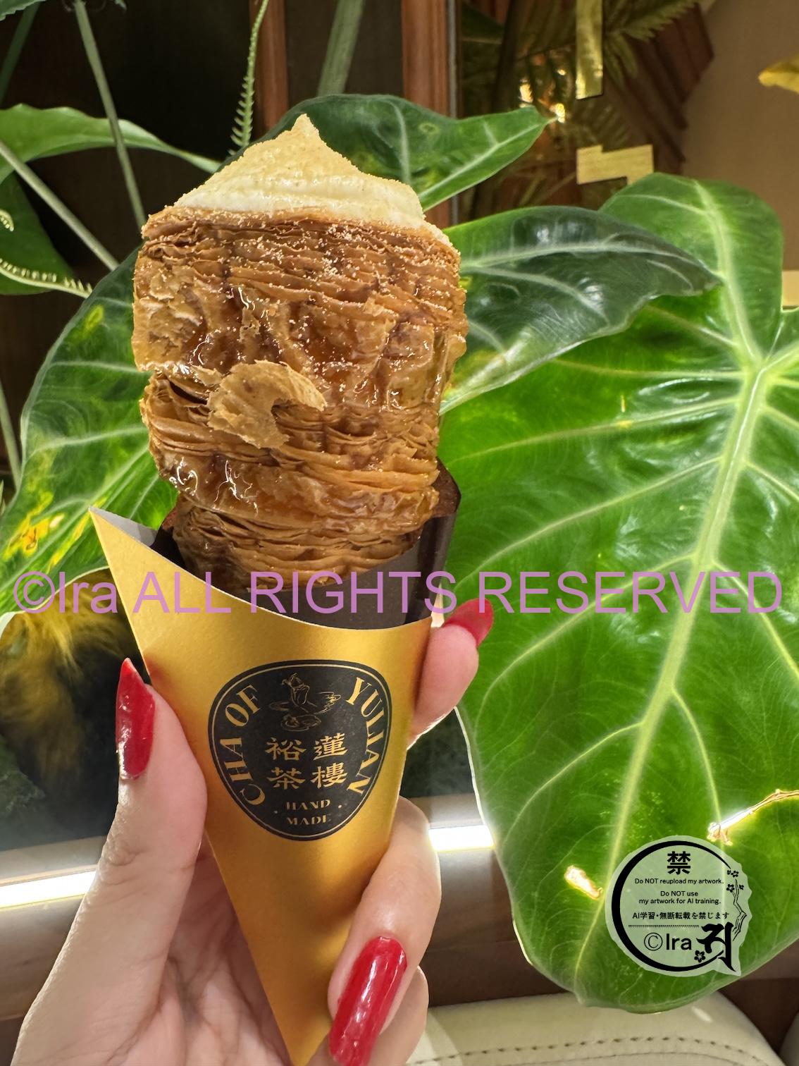 高級クロワッサンコロネ.裕莲茶楼:Yulian Tea House.🇨🇳中国の香港式大人気高級カフェ a94cb1caf561cf00f99ad2c9ad8fd94b