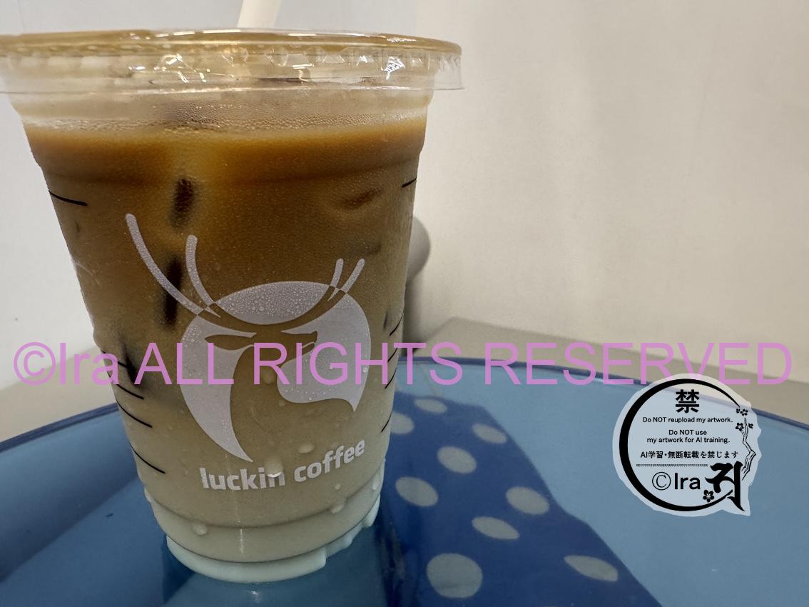 5月7日新作luckin coffee(ラッキンコーヒー)ミントココナッツラテ🥤シンガポール IMG 9534luckin coffee singapore mint