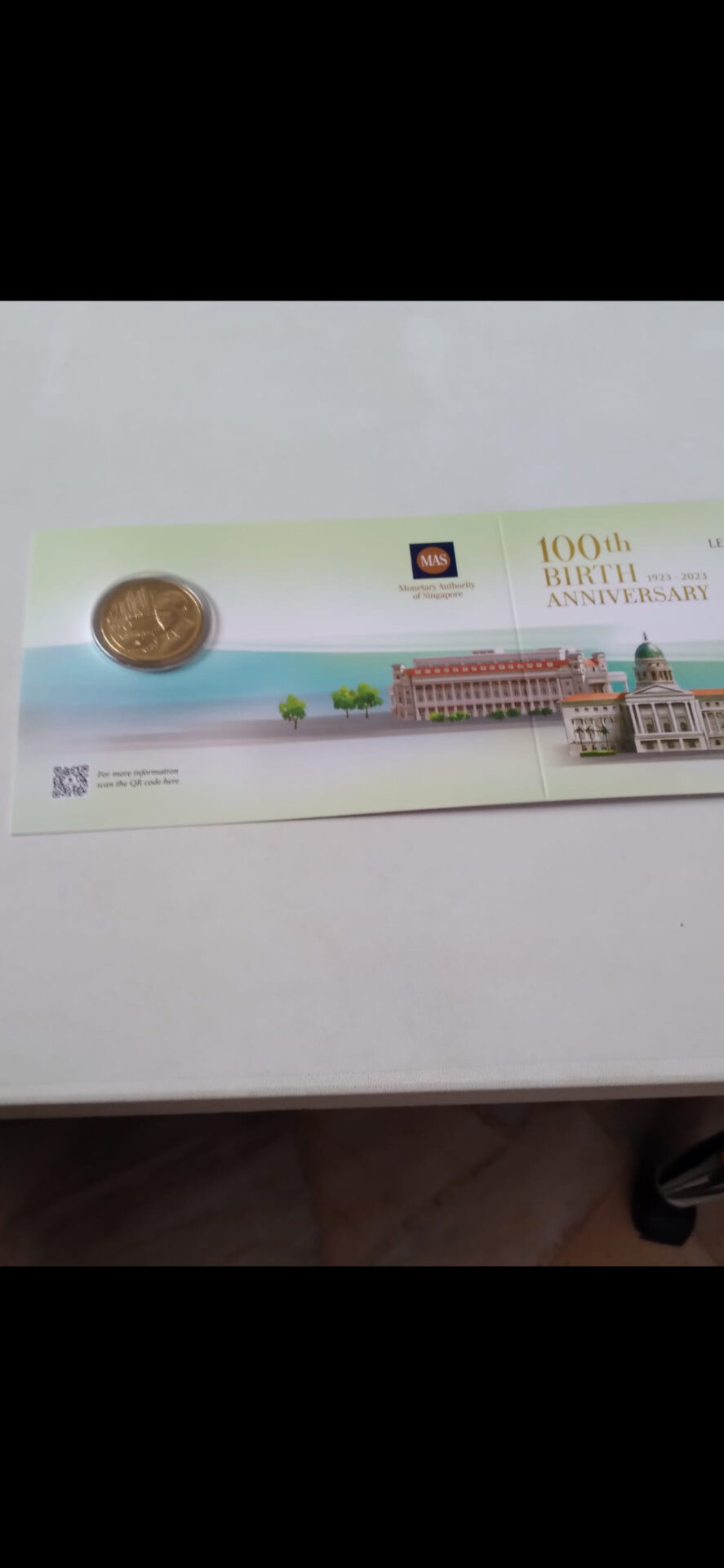 シンガポールの転売ヤーがリー・クアンユー生誕100周年記念硬貨を販売当日に出品 IMG 3121